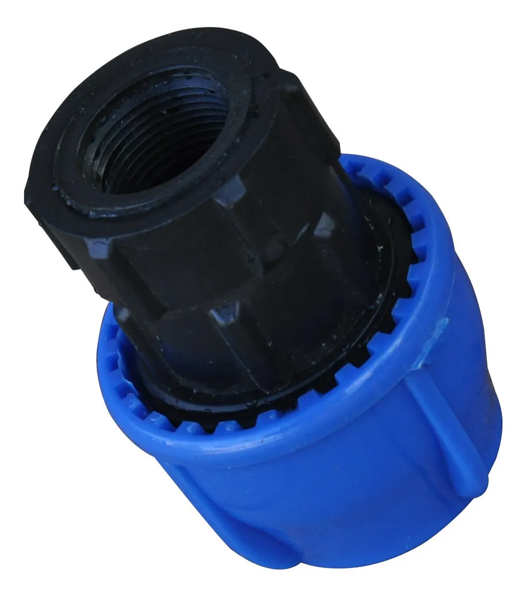 Adaptador de Compressão Rosca Fêmea