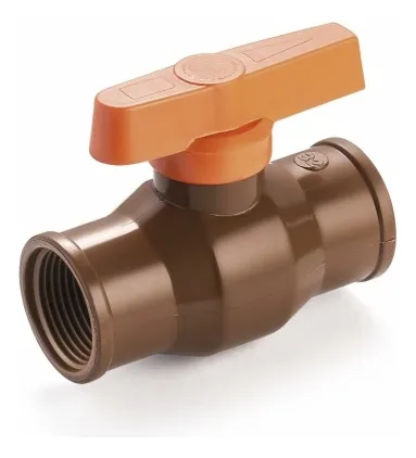 Registro esfera roscável compacto