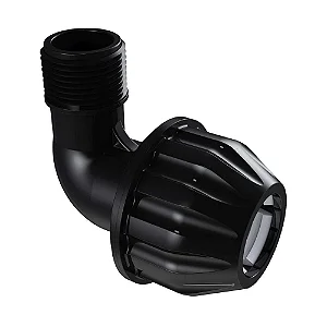 Joelho de Compressão com Adaptador (PEAD)