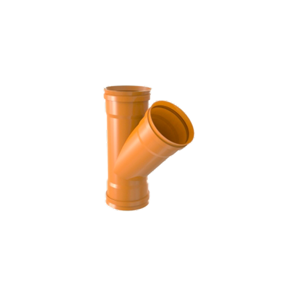 Junção 45° para Coletor de Esgoto (PVC)