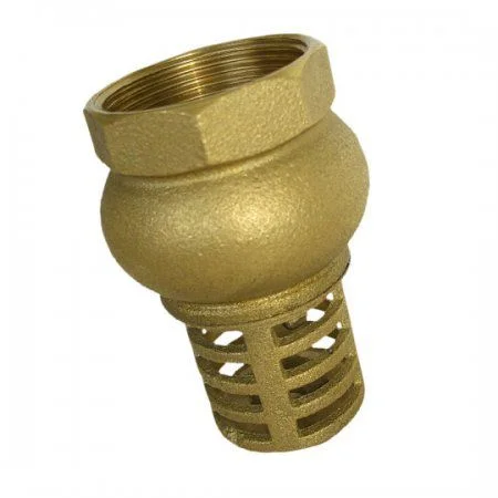 Válvula Pé com Crivo em Latão